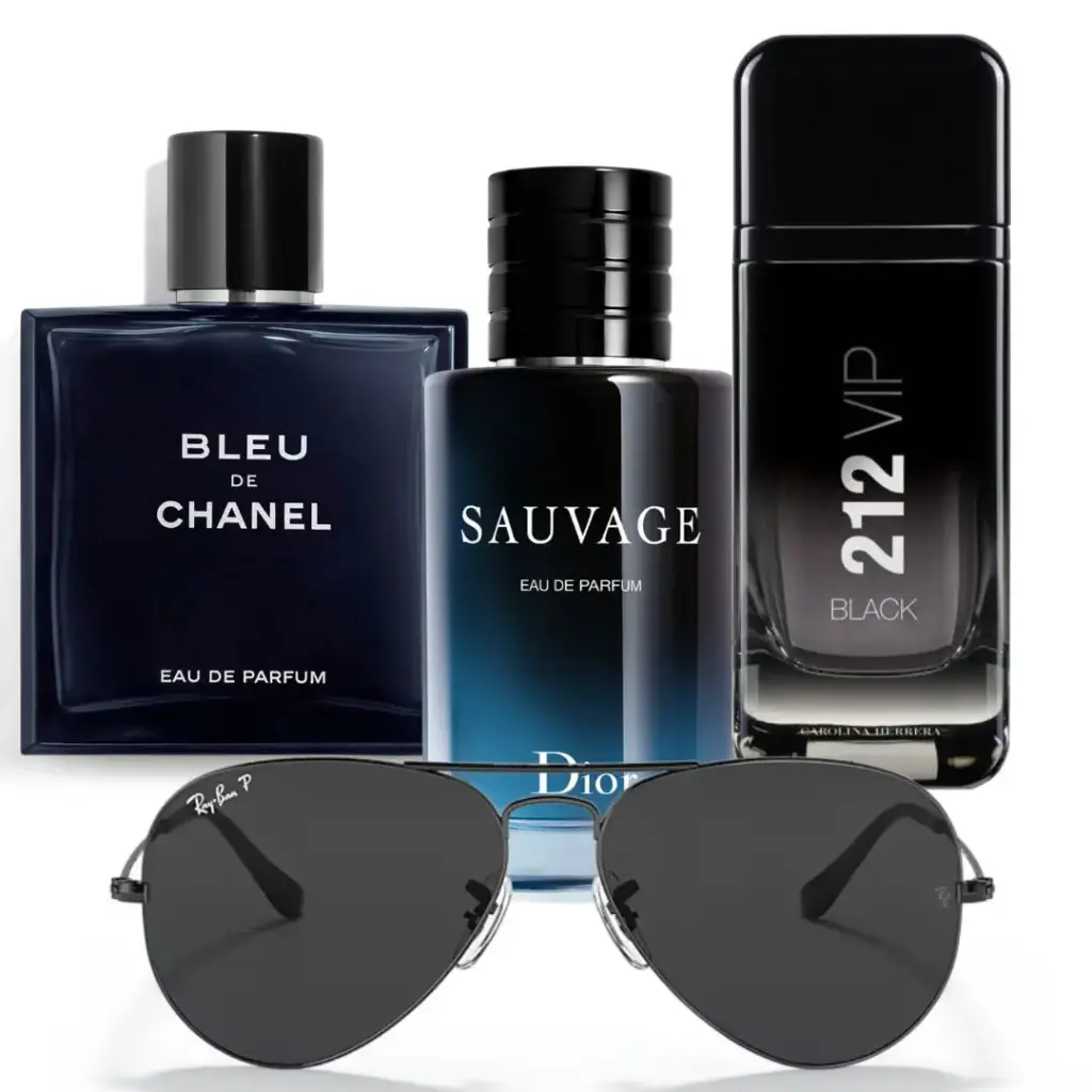 Combo Sauvage bleu vip black gafas Rayban