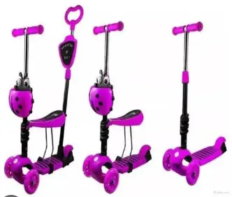 Patineta 5 En 1 Scooter Ninos