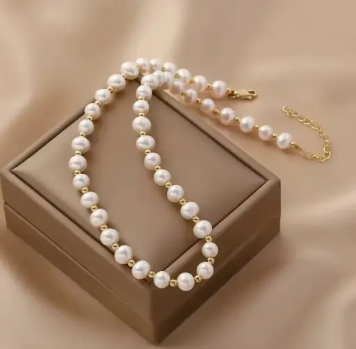 Collar De Perlas Clasico Y Elegante