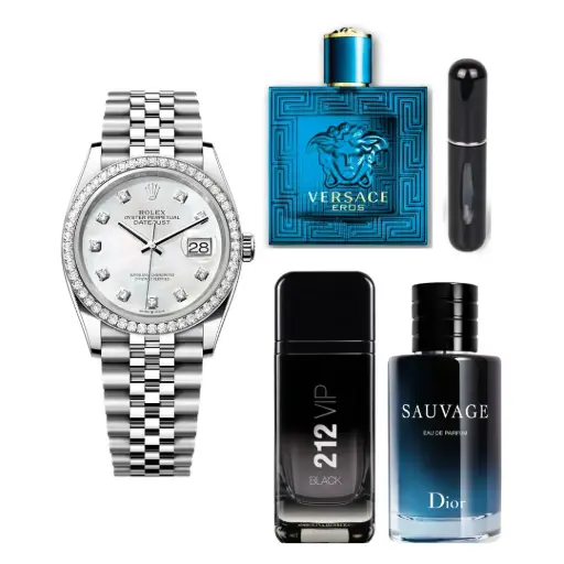Combo 3perfumes 1rolex 1perfumero