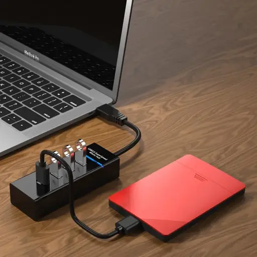 Multipuerto Usb 4 Puestos En 1