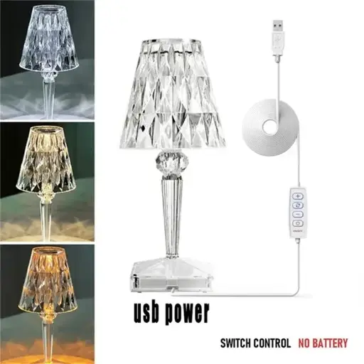 Lampara Cristal Rbg Control 16 Colores